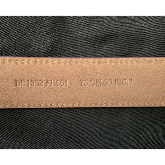 Dolce & Gabbana Devotion Heart Pearl Buckle Leather Belt Pink 75/30 Italy main image 9